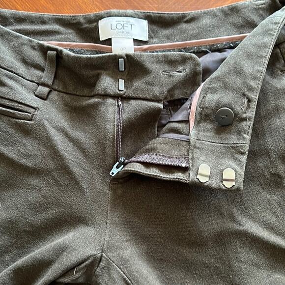 Ann Taylor Loft Petite Marisa 0P Brown Jodhpurs Riding Pants - Picture 6 of 10